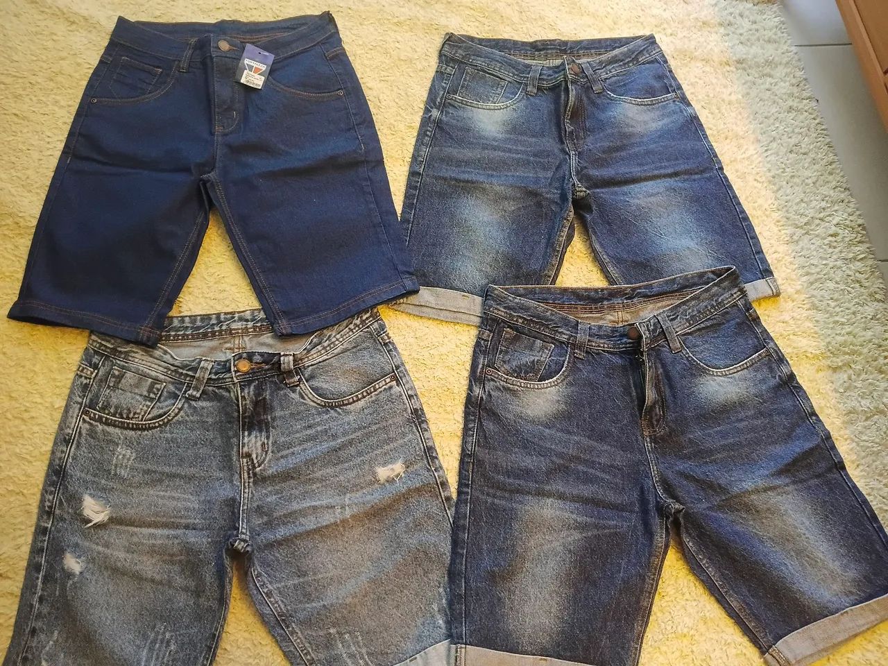 Bermuda masculina jeans tamanho 40