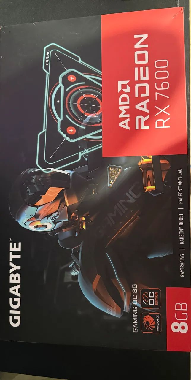 Placa de Vídeo AMD Radeon RX 7600 ? 8GB