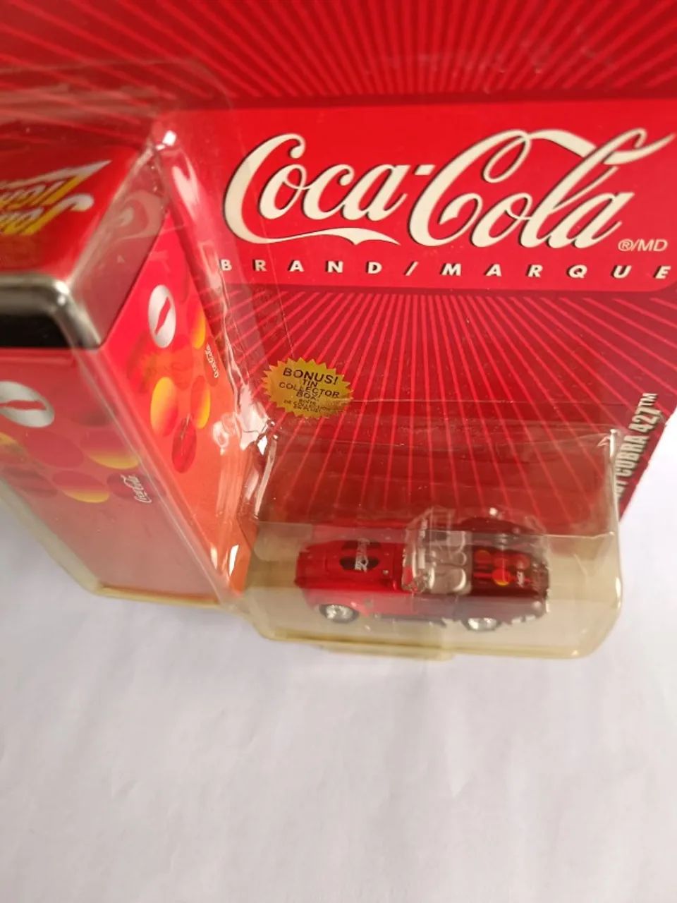 Jonny Lightning Coca-Cola 1965 Shelby 427 - Hobbies e coleções