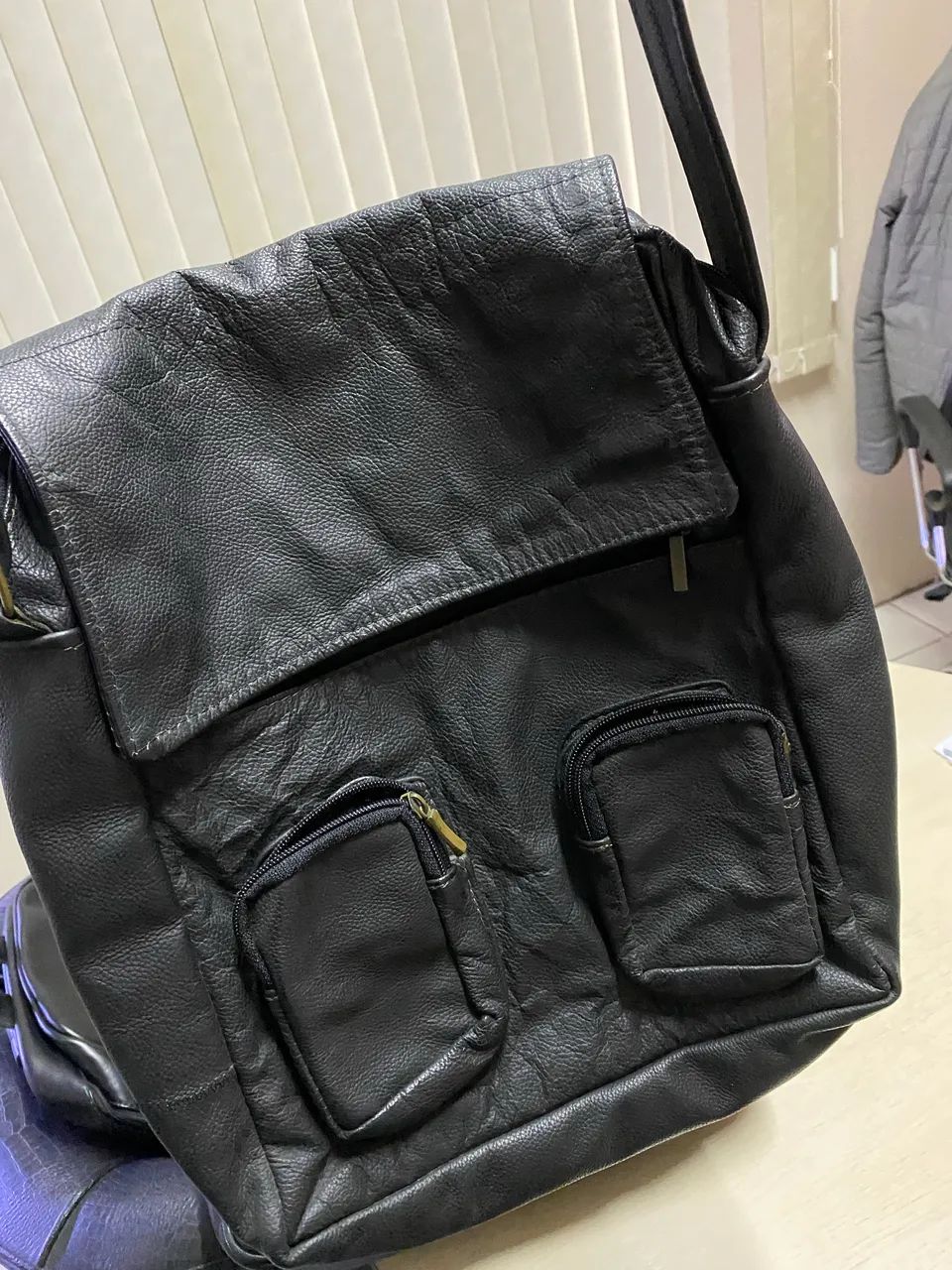 Bolsa de ombro de couro
