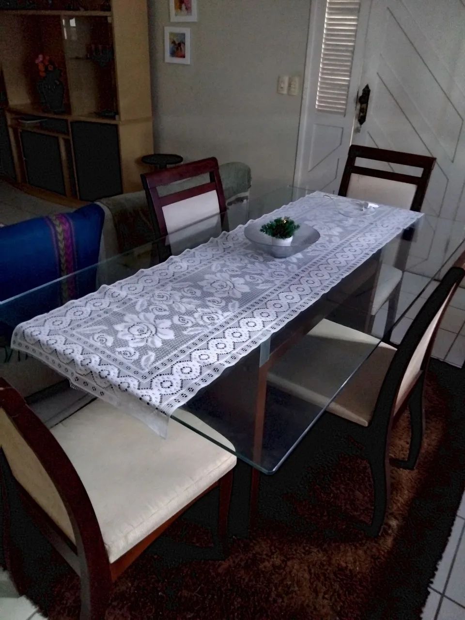 Mesa de vidro/cadeiras4 - Foto 3