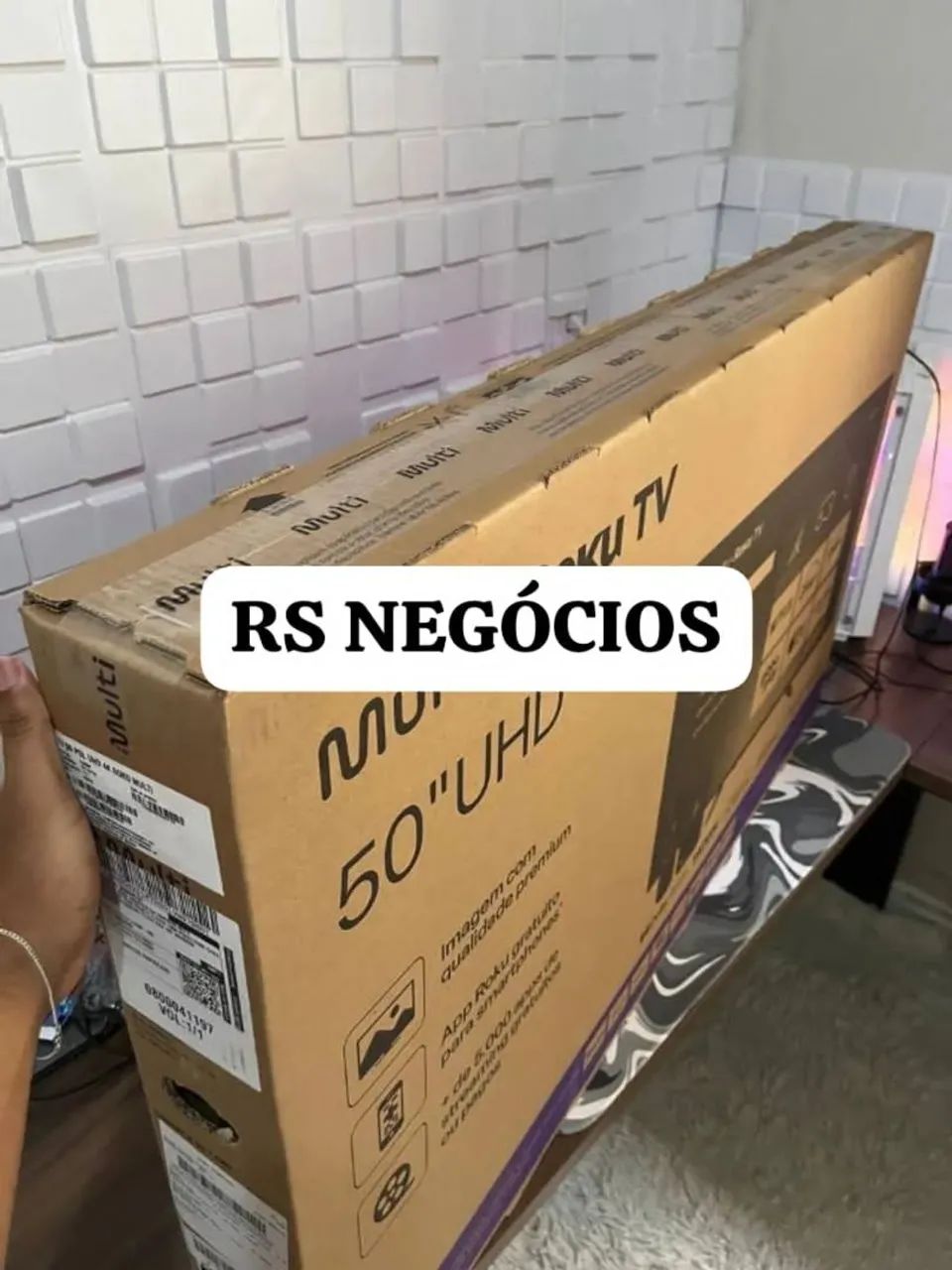 Smart Tv 50 Multilaser TL059M, Lacrada + NF (Até 12x)