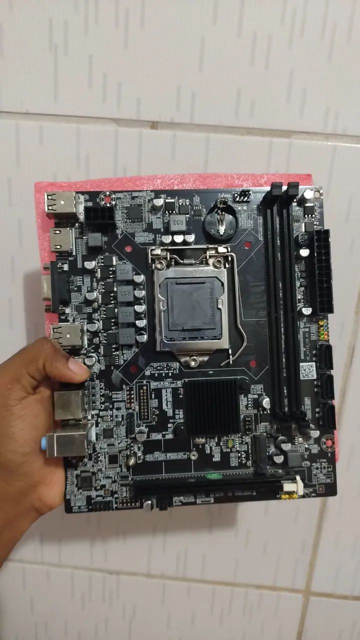 Placa mãe machinist H110 para conserto ou retirada de peças  - Foto 2
