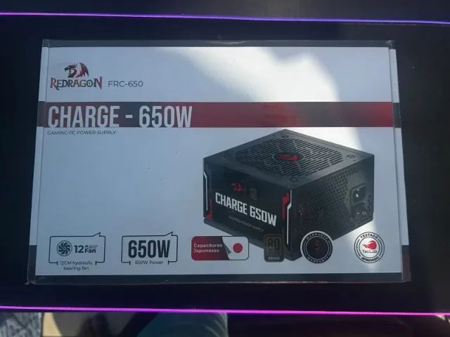 Fonte para PC RED DRAGON LACRADO! - Foto 2