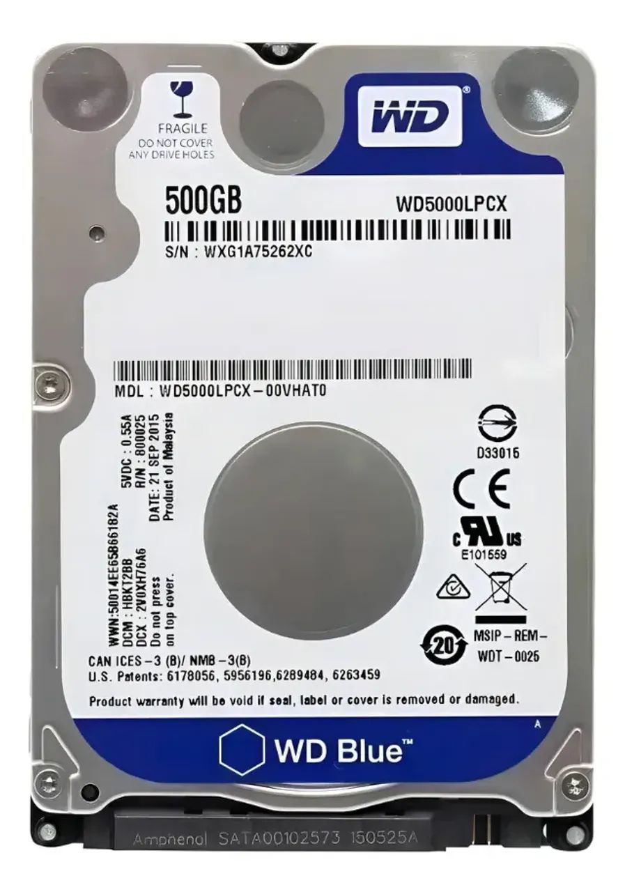 HD WD 500GB - Foto 2
