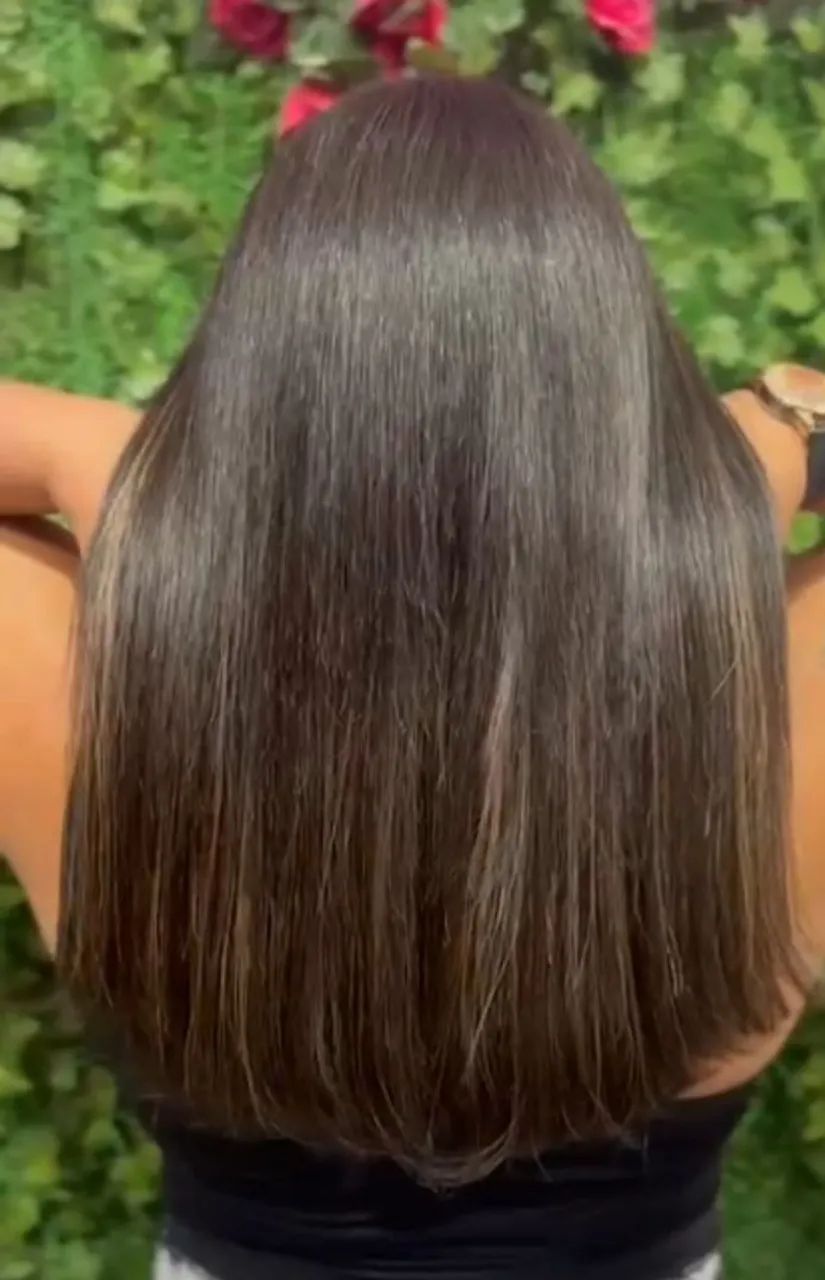 Vendo cabelo humano morena Iluminada  - Foto 4
