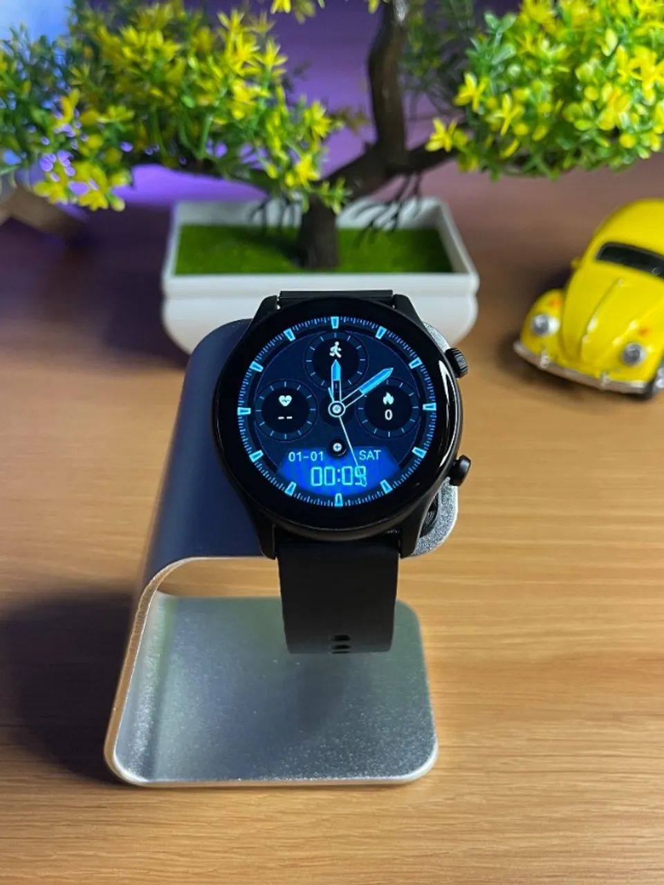 Relógio Digital Smartwatch Redondo  - Foto 4
