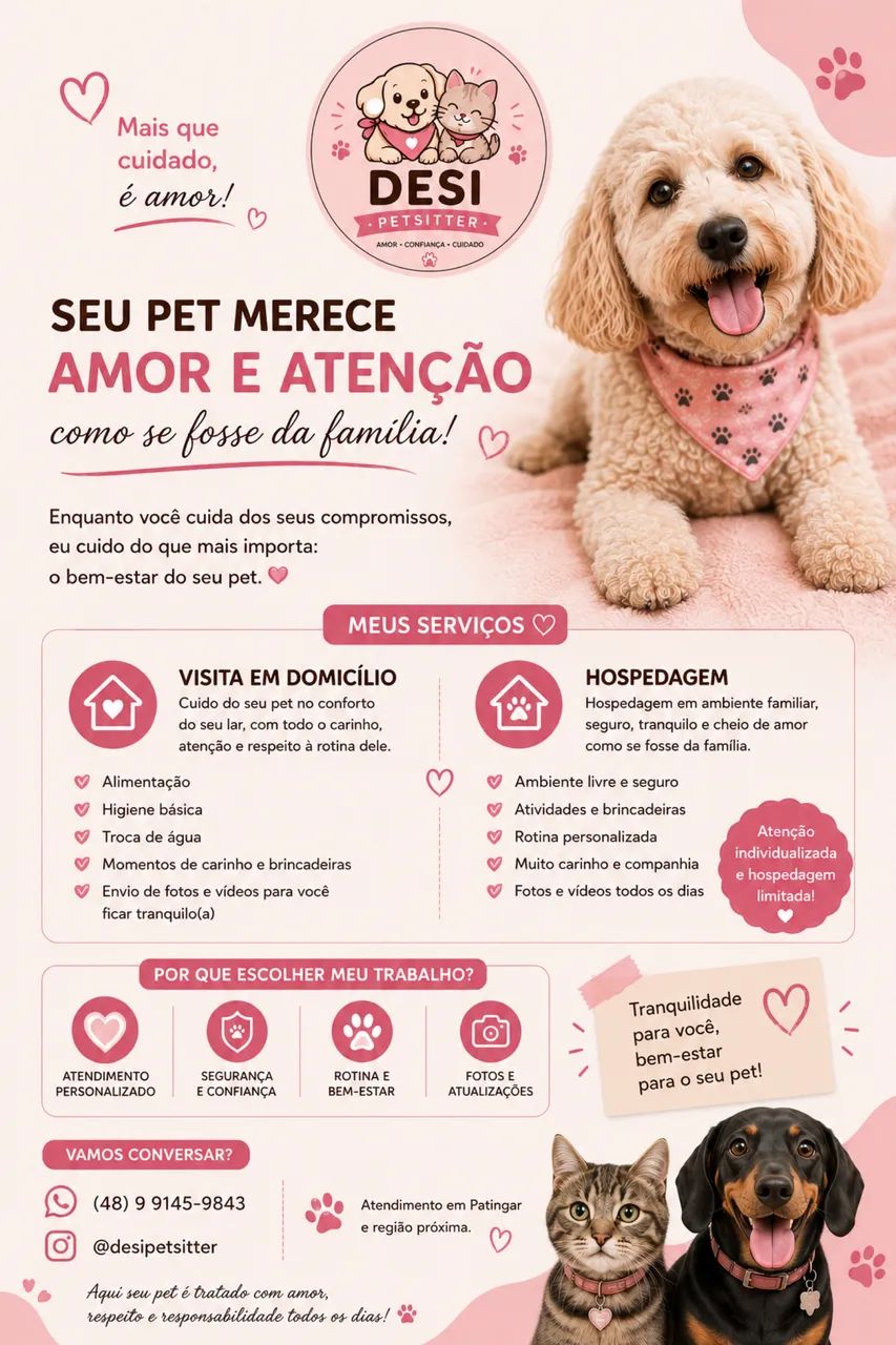 Petsitter/hospedagem