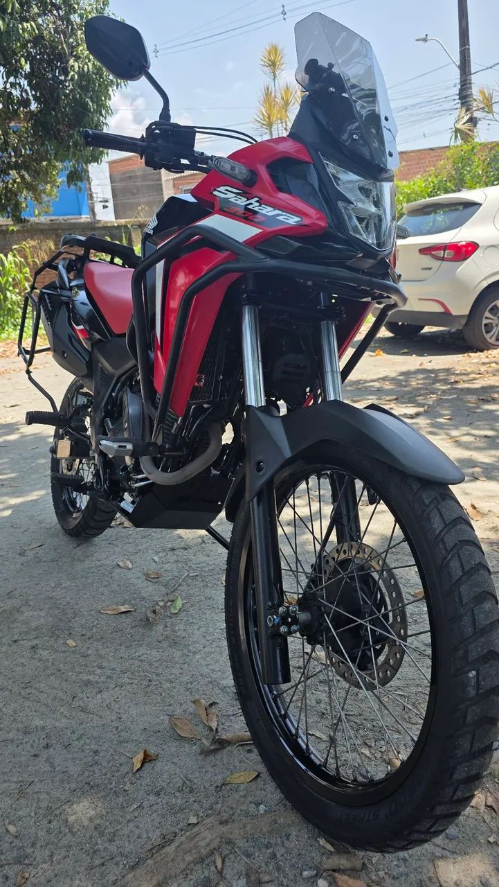 Honda Sahara 300, estado de Zero e equipada - Foto 5