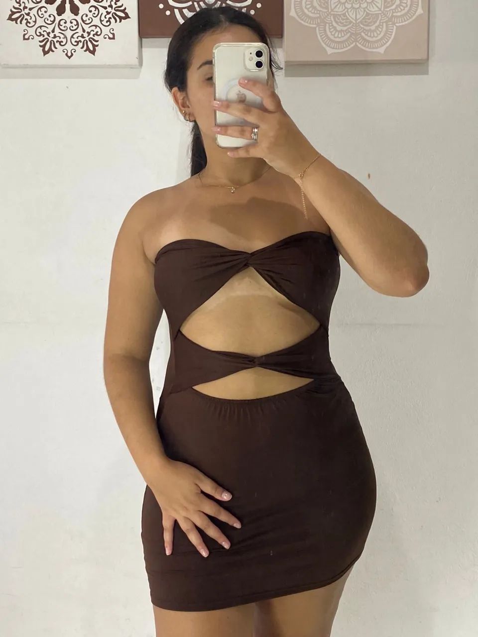 Vestido Liza Marrom Limitado - Foto 3