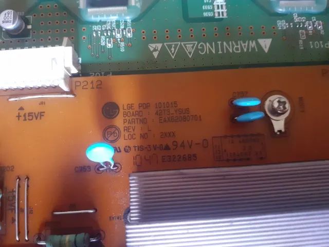 VENDO PLACAS DA TV DE PLASMA LG 42 POLEGADAS MODELO 42PW350B - Foto 3