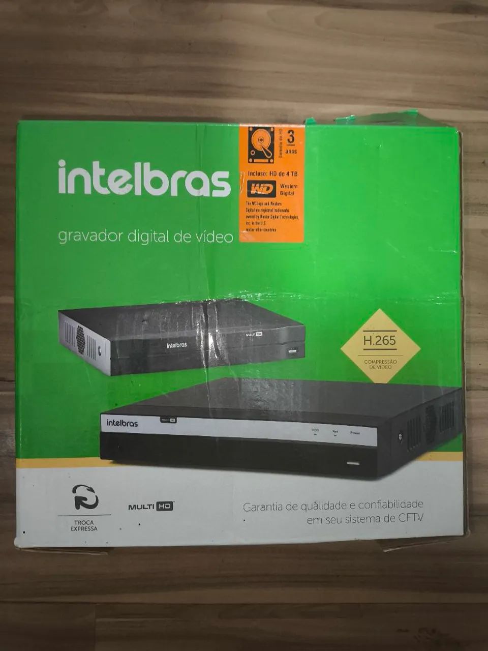DVR INTELBRAS MDHX C HD 4TB PURPLE