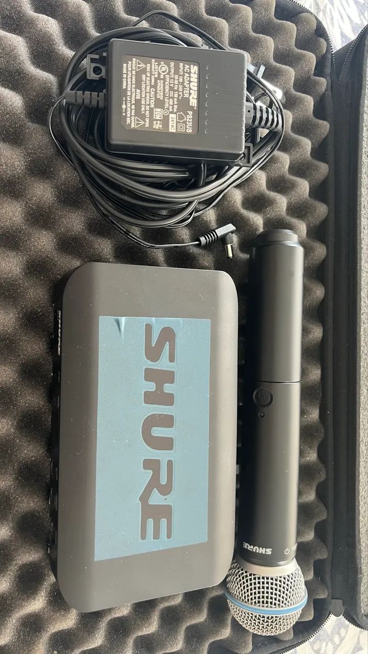 Microfone sem fio Shure Beta 58 (Original)  - Foto 4