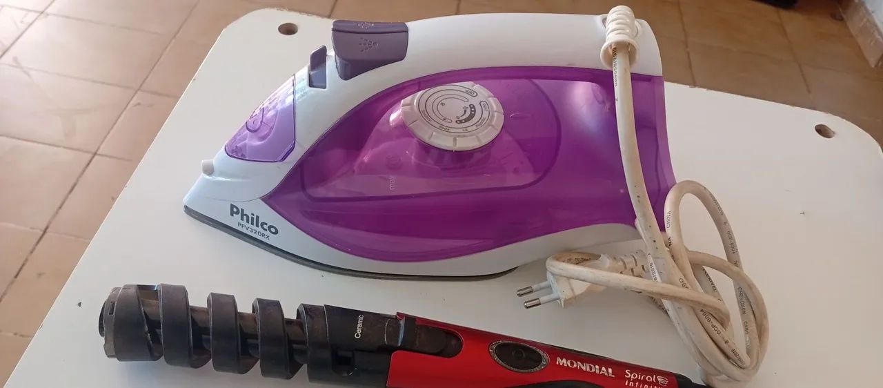 Ferro de passar Philco e uma babyliss - Foto 5