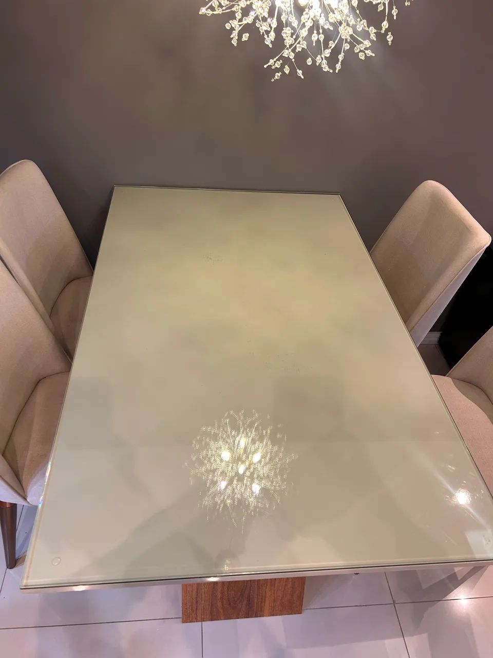 Vende-se mesa de jantar 135x85 cm - Foto 3