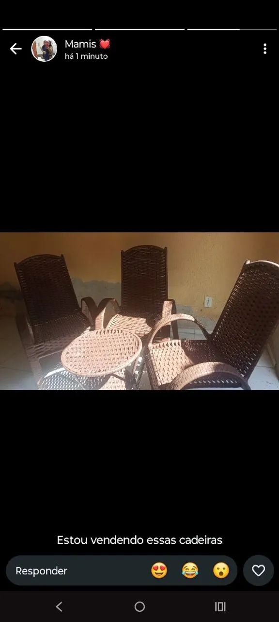 Conjunto de cadeira 