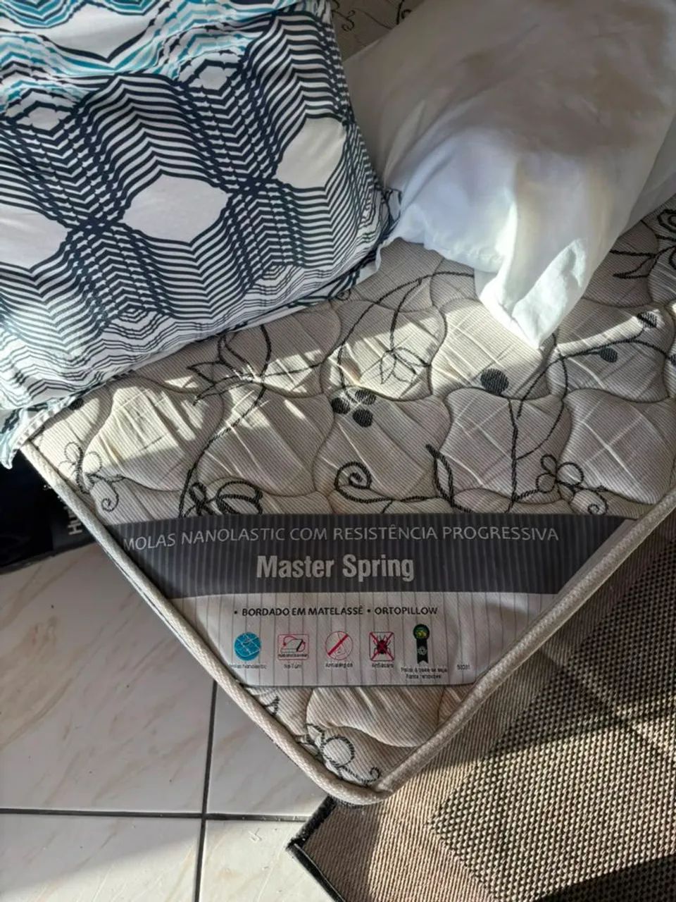 Colchão casal ortobom master spring + box casal  - Foto 2