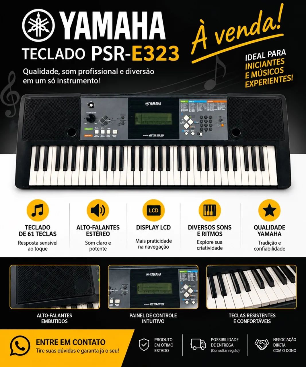 TecladoYamaha PSR-E223