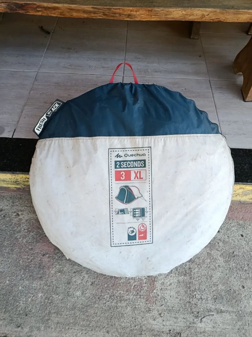 Barraca quechua 3XL 2 seconds fresh & black - Foto 3