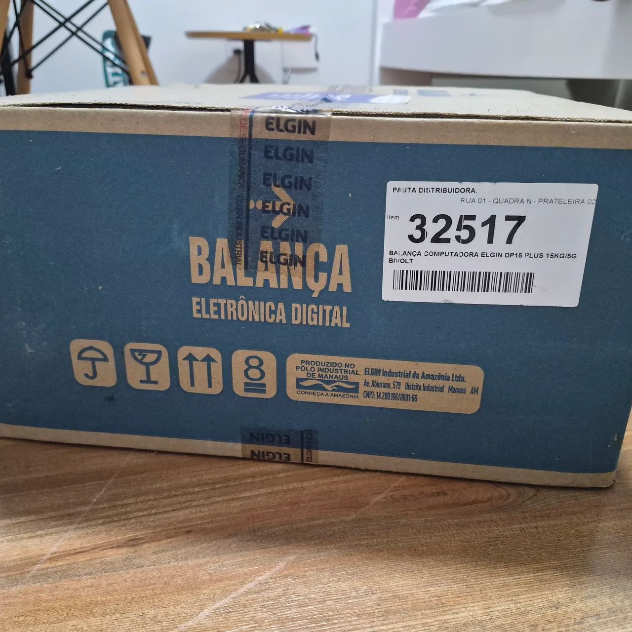Balança Comercial Digital Dp-15 Plus Elgin Na Caixa 110/220v - Foto 3