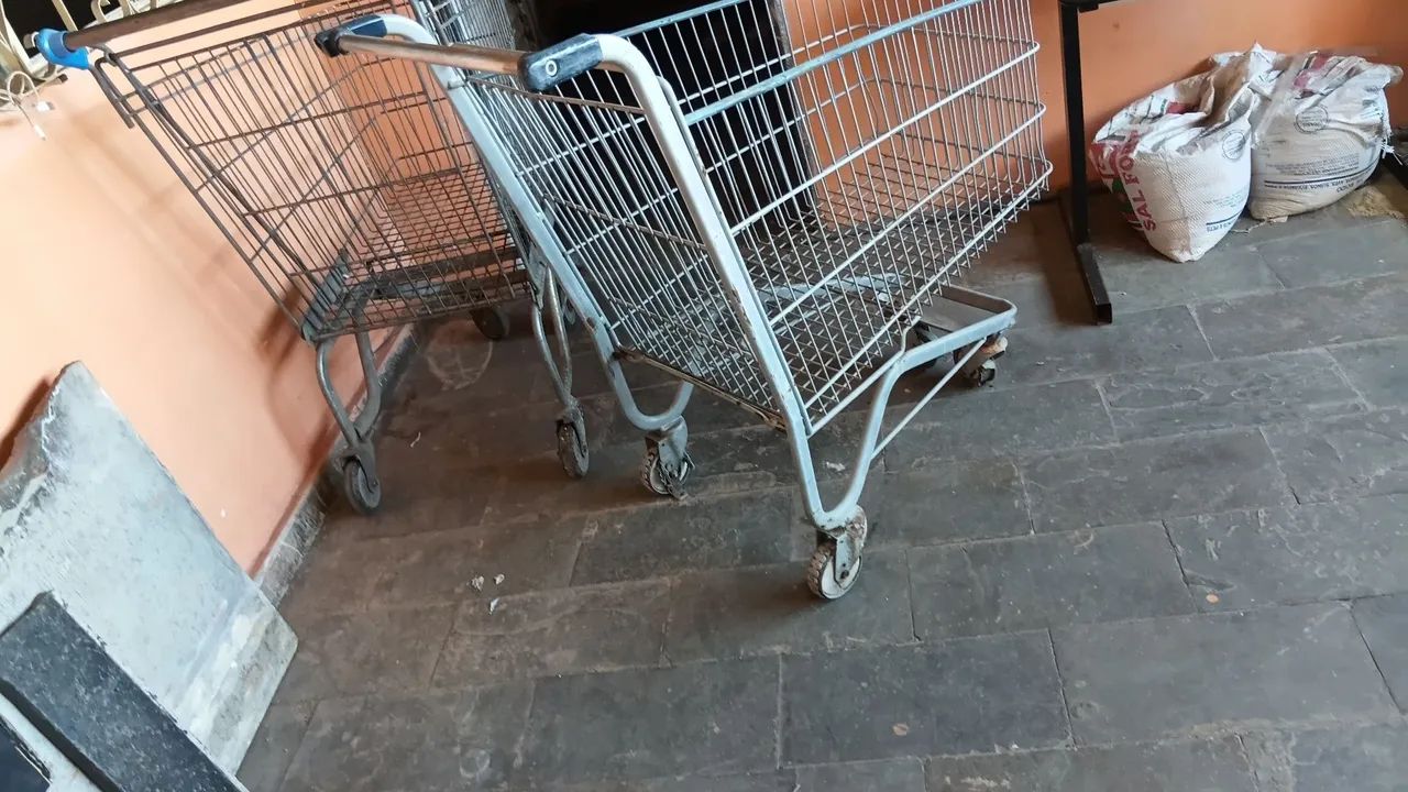 carrinho supermercado usado  - Foto 2