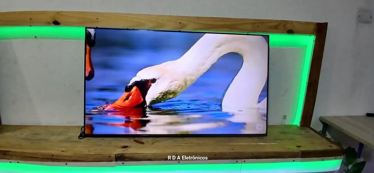 TV 55 polegadas smart Android 4k com cabo controle todos apss YouTube e Netflix Bluetooth  - Foto 3