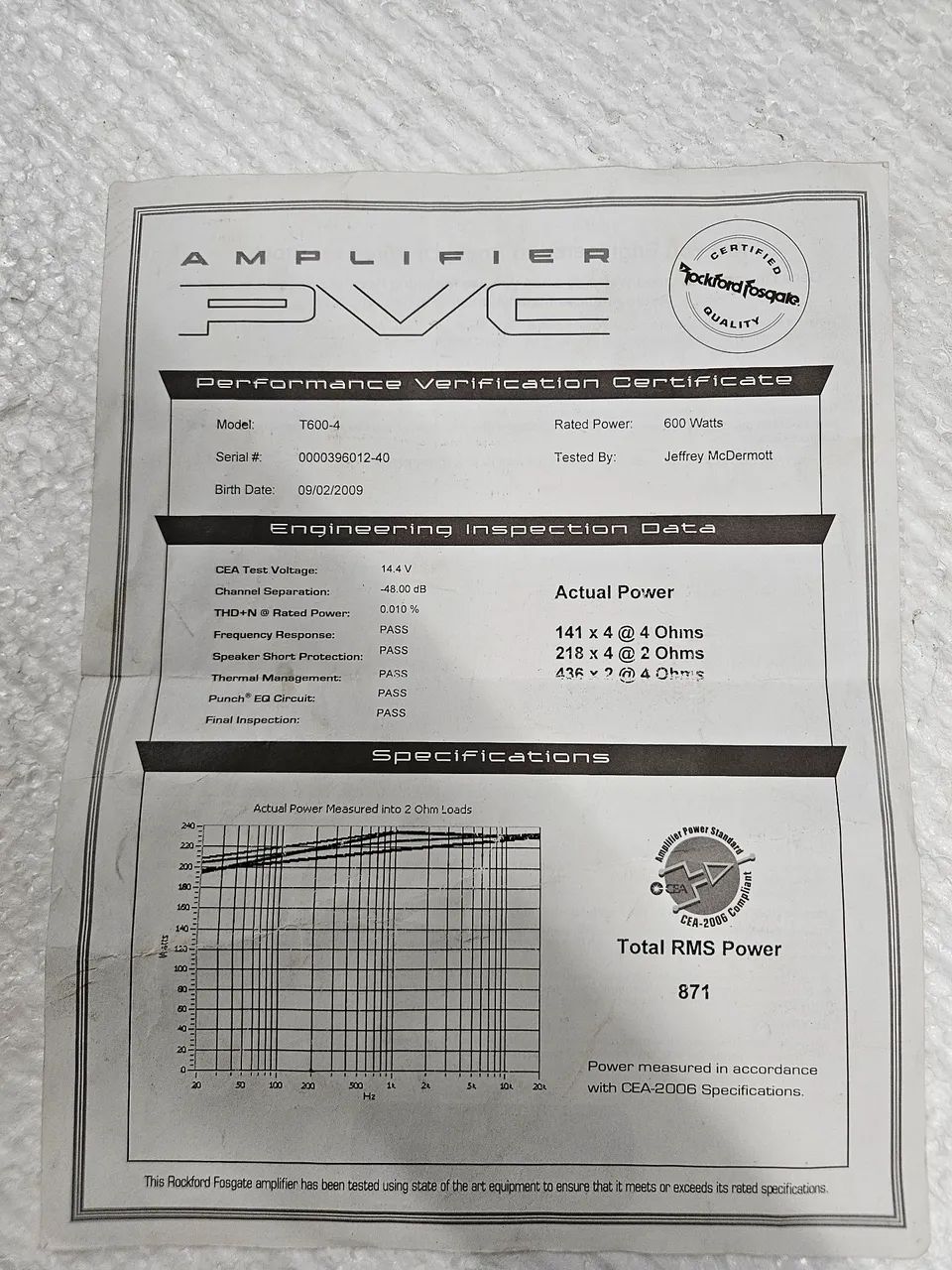 Amplificador Rockford Fosgate Power T600-4 - Aparelhos de Som