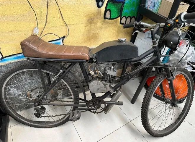 Mobilete bicicleta motorizada 2 tempos - Foto 2
