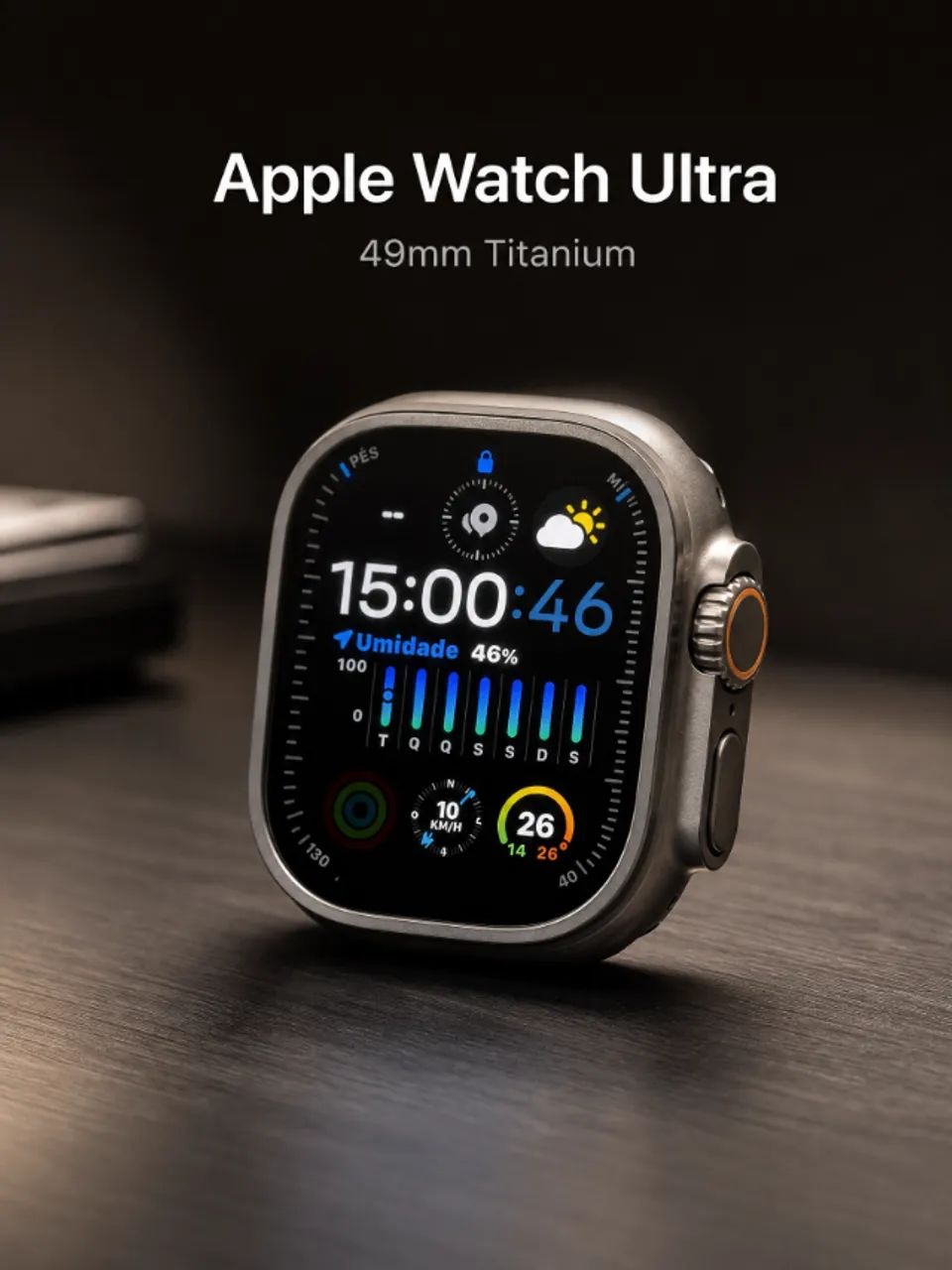 Apple Watch Ultra (1ª Geração) - 49mm Titanium