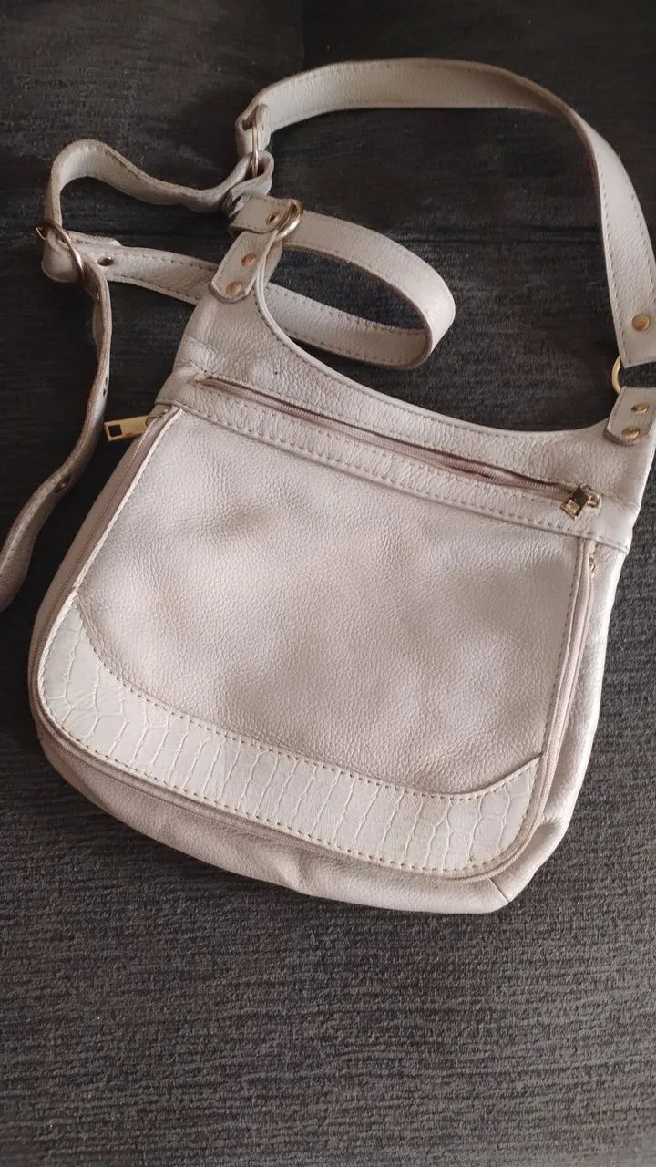 Bolsa couro legítimo 