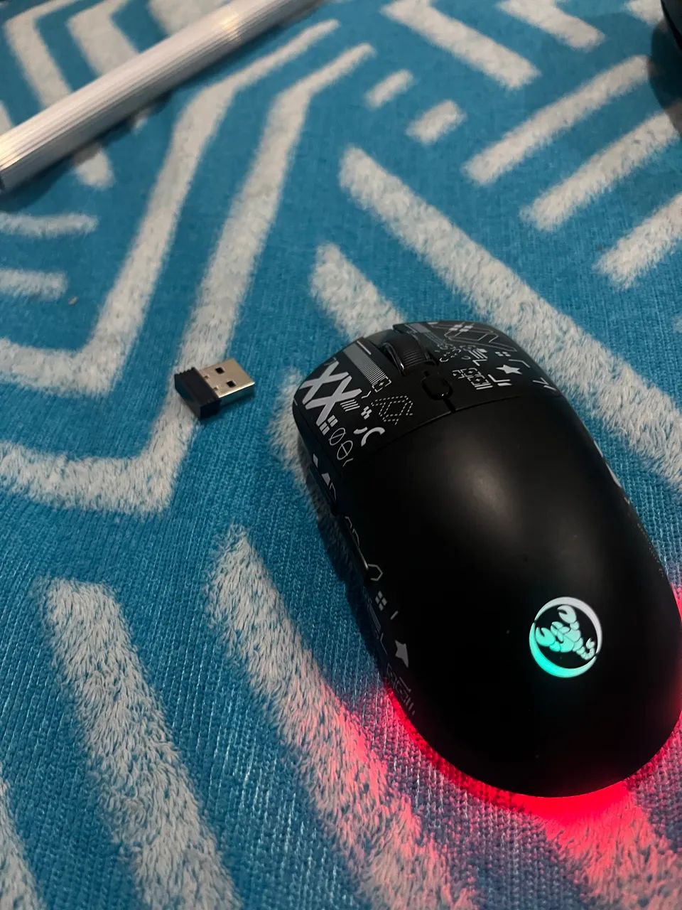 Mouse sem fio com dongle 2.4ghz e bluetooth - Foto 3