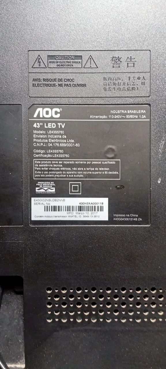 2 smart tv com defeito por 150 - Foto 2