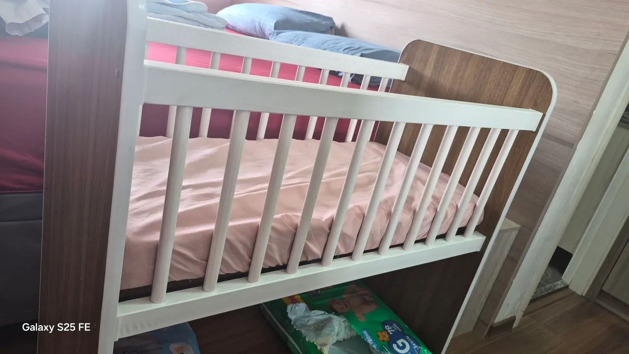 MINI BERÇO + COLCHÃO  - Foto 3