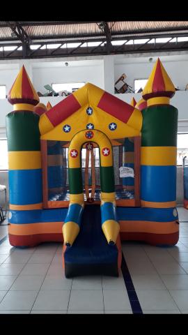 Alugo cama elástica castelo inflável pula pula piscina de bolinhas pipoca algodão doce - Foto 4