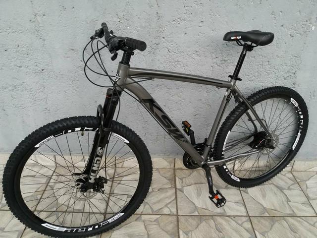 Bicicleta 29 KSW Nova! Aluminio Shimano Tourney - Foto 3