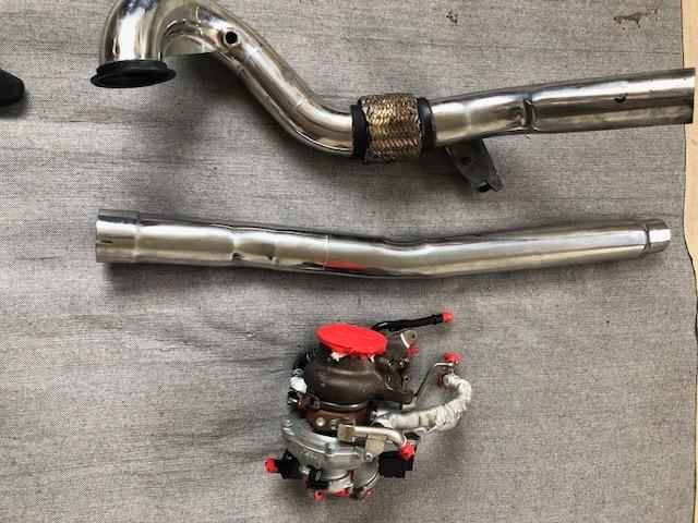 Turbina is38 audi s3 golf gti mk7 + dowpipe 304 - Foto 2