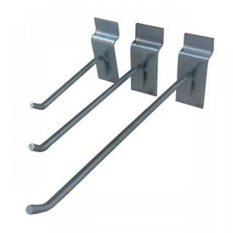 Gancho painel 5 mm zincado unidade, tamanhos 5 cm, 10 cm, 15 cm