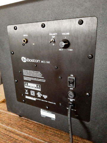 boston mcs 160 subwoofer