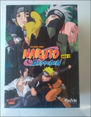 Box Dvd - Naruto Shippuden - 1ª Temporada - Volume 2 - 5 Discos - Original  Novo Lacrado