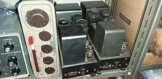 Magnífico Quad 2+pré restaurados com KT66, mais pré!!!