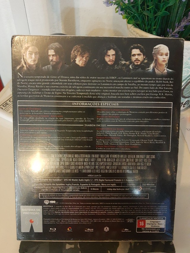 Black Friday - Blu-ray Box - Game Of Thrones - Terceira Temporada Completa  - Foto 2