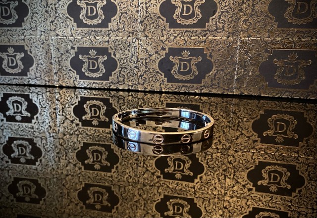 Bracelete em ouro branco 18k 750 - Foto 4
