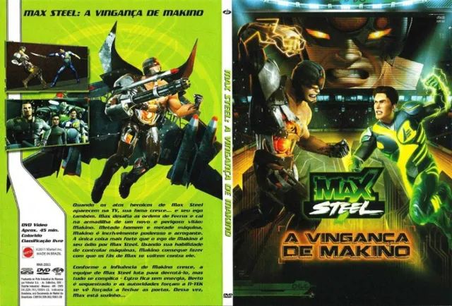 Dvd Original Max Steel A Vingança De Makino - Animação Livre - Foto 2