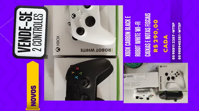 Controle Sem Fio: Carbon Black - Xbox One - curitiba - controle xbox s -  Brasil Games - Console PS5 - Jogos para PS4 - Jogos para Xbox One - Jogos  par Nintendo Switch - Cartões PSN - PC Gamer