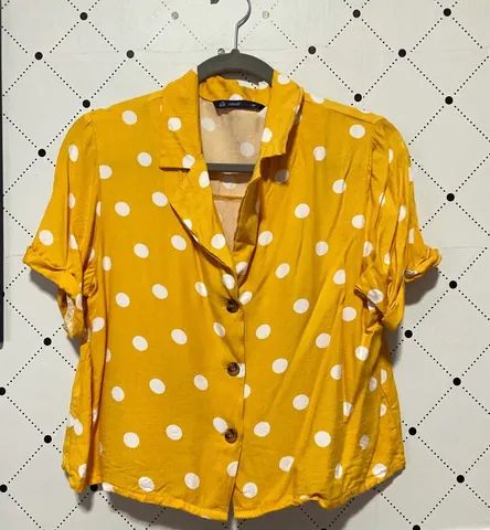 Blusa cropd poá P