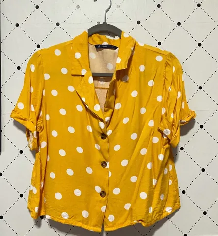 Blusa cropd poá P
