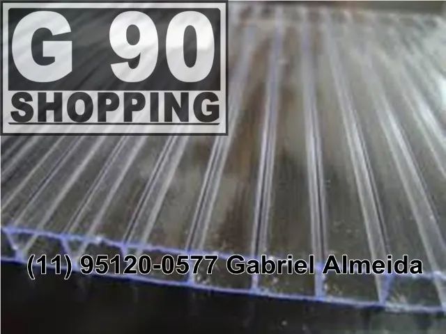 Placa de Policarbonato Alveolar 2,10 mts x 6,00 mts 4mm em promoção! - Foto 3