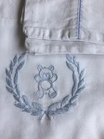 Jogo de cama para berço lençol e fronha - Foto 2
