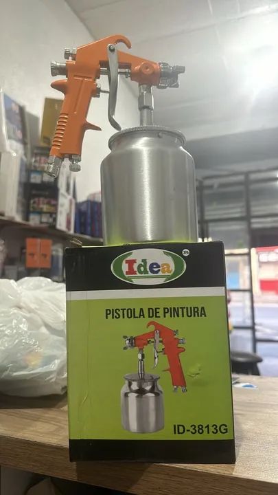 Pistola de sucção de pintura de alumínio  - Foto 4