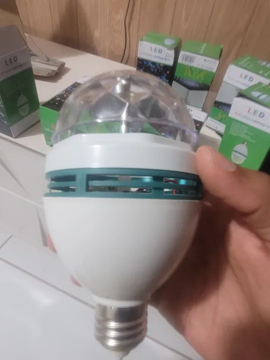 Lâmpada Led Disco Bola RGB